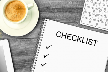 checklist with check marks