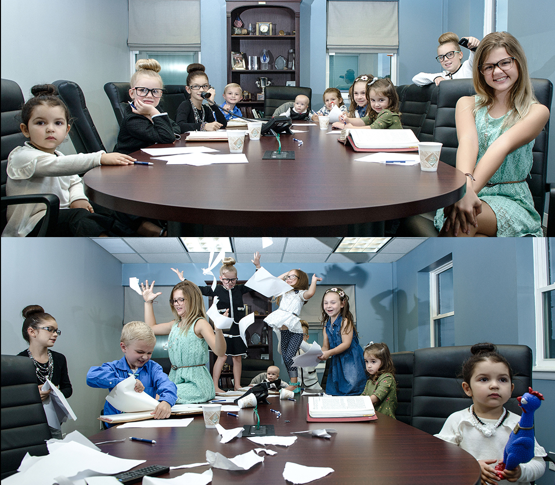 Kids in Conference Room