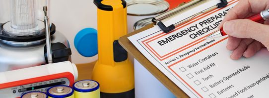 Emergency preparedness checklist