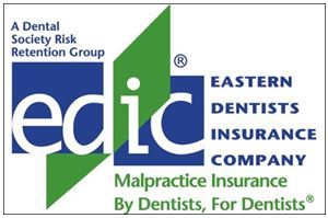 Eastern Dentists Insurance Company Logo, Malpractice Insurance by Dentists for Dentists, a Dental Society Risk Retention Group