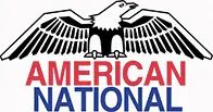 American National Logo Featuring a Bald Eagle