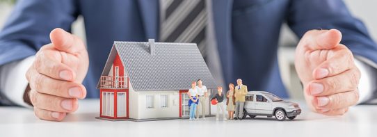 Hands over home and property coverage